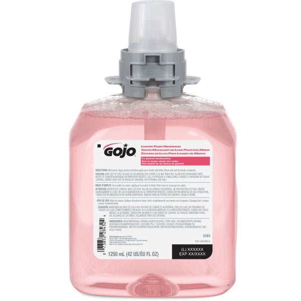 GOJO Luxury Foaming Hand Soap Refill, Cranberry, 1250 mL (5161)