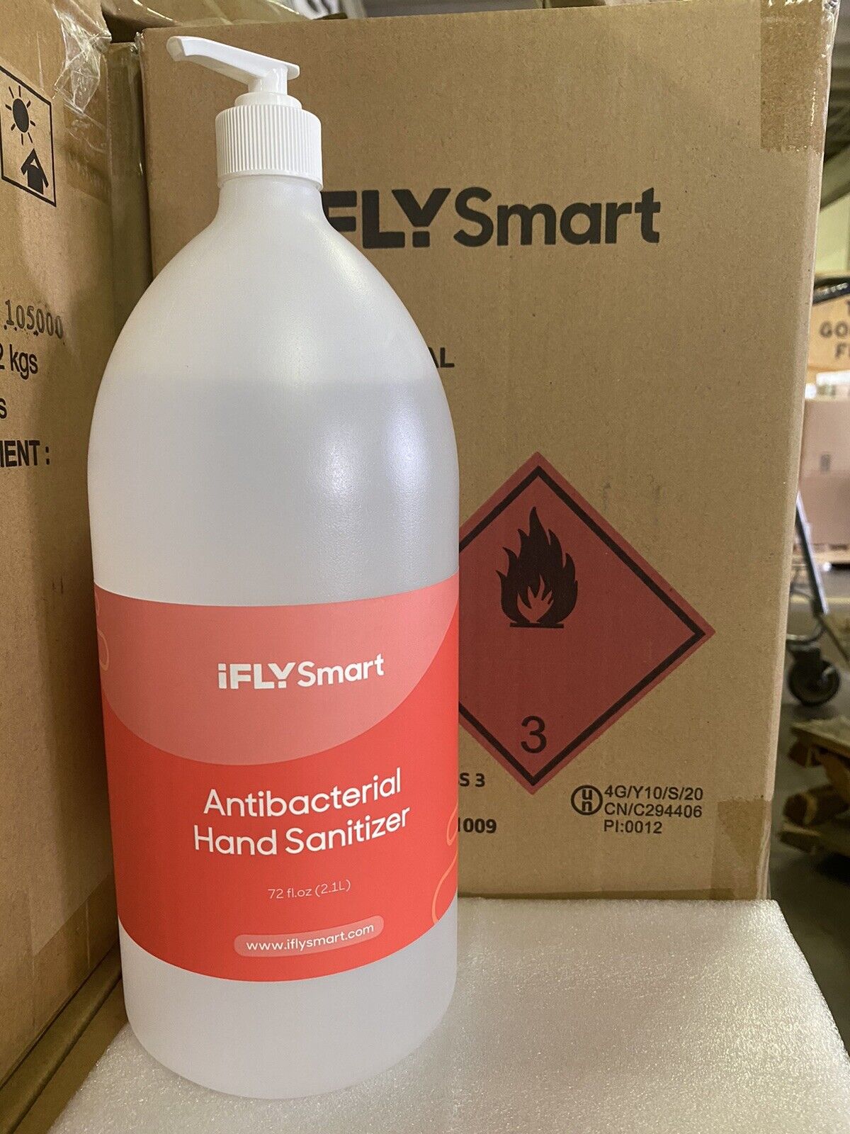 iFLY Smart Antibacterial Hand Sanitizer 288Fluid Oz. Pump Bottle ( 75%