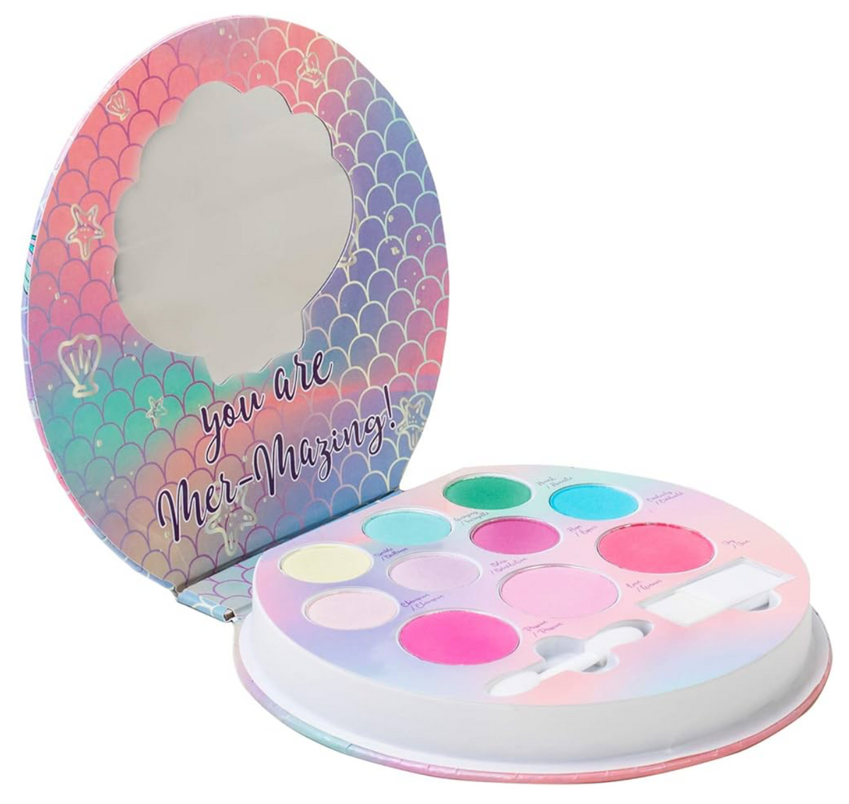 Lip, smackers, sparkle, and shine eyeshadow, color palette – mermaid