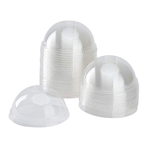 Karat Clear Dome Lids, No Hole, for 12-24 oz Cold Cups, 1000 Ct (C-KDL626-NH)