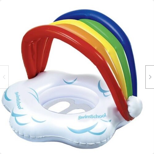 My rainbow, baby boat with removable canopy