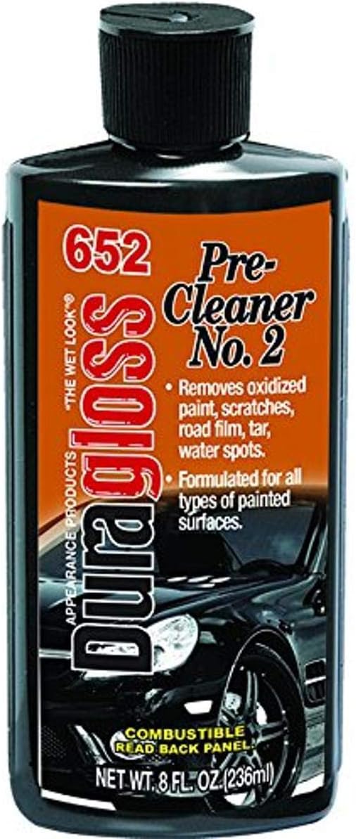 Duragloss 652 Buffing & Polishing Pre-Cleaner No. 2, 8 Oz