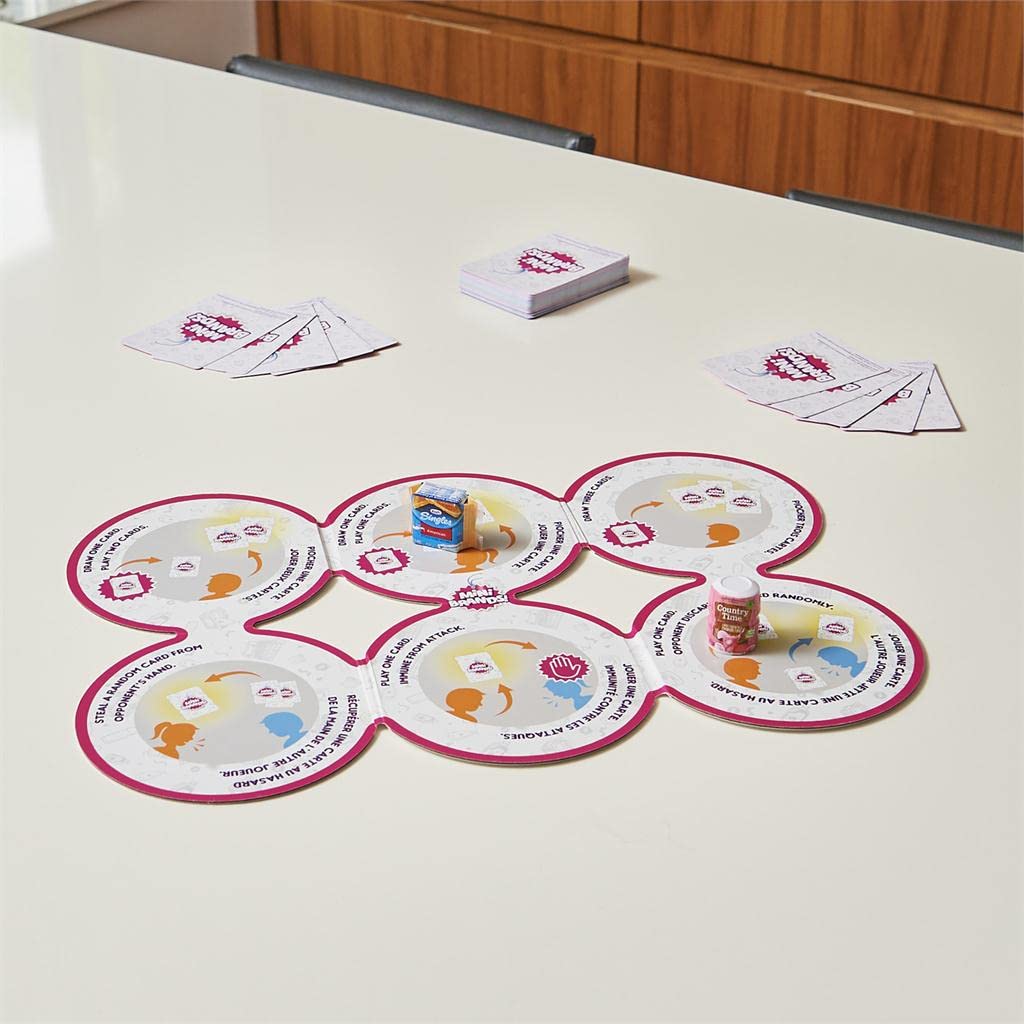 Surprise Mini Brands Supermarket Race Board Game w / 2 Collectible Movers