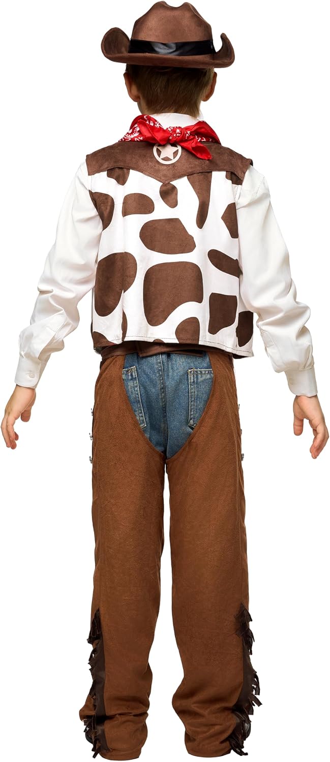 Spooktacular Creations Kids Cowboy Costume Set, Medium (8-10)