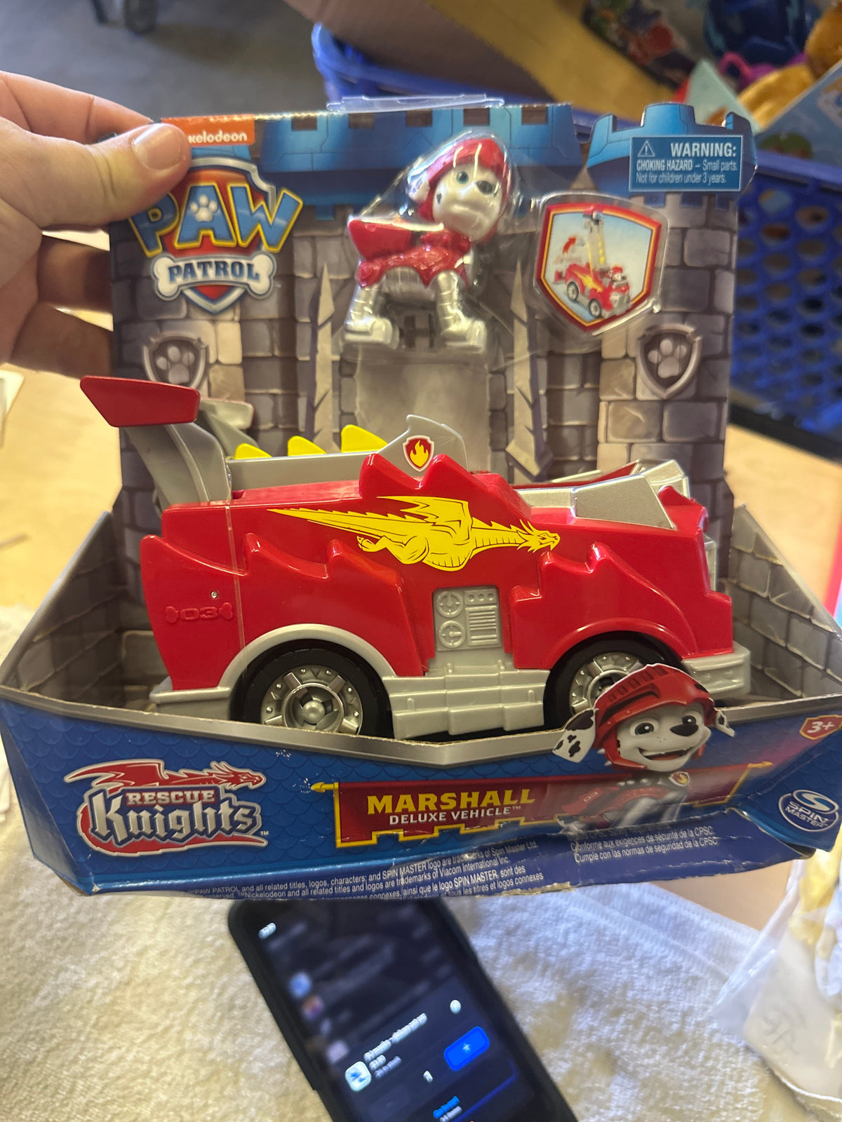 Paw patrol Marshall fire engine Rescue Knights
