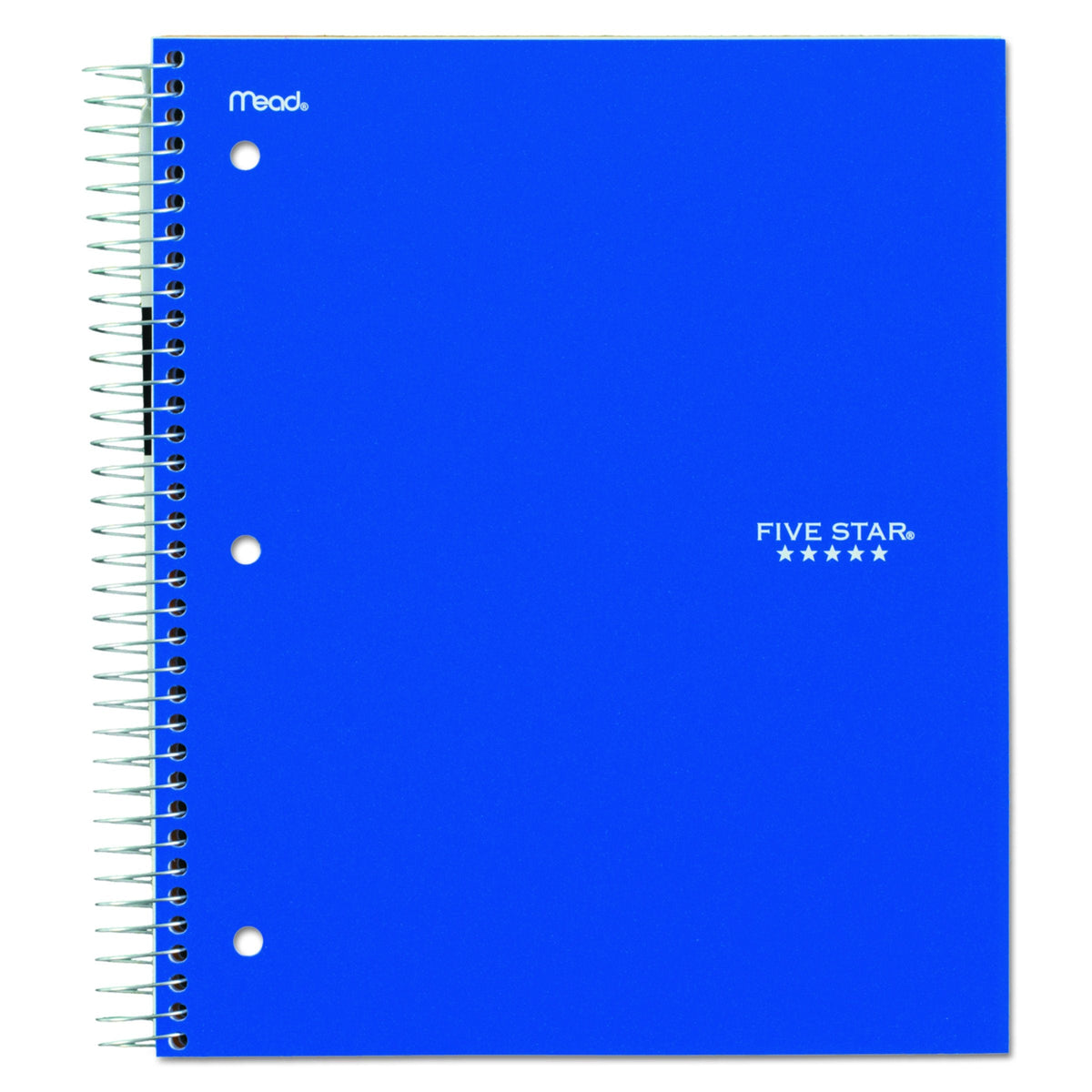 Five Star 06210 Wirebound 3-Subject Notebook, College Rule, 11 x 8 1 / 2
