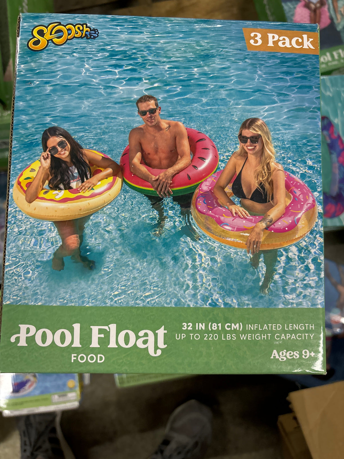 Food pool float 32” - 3pk