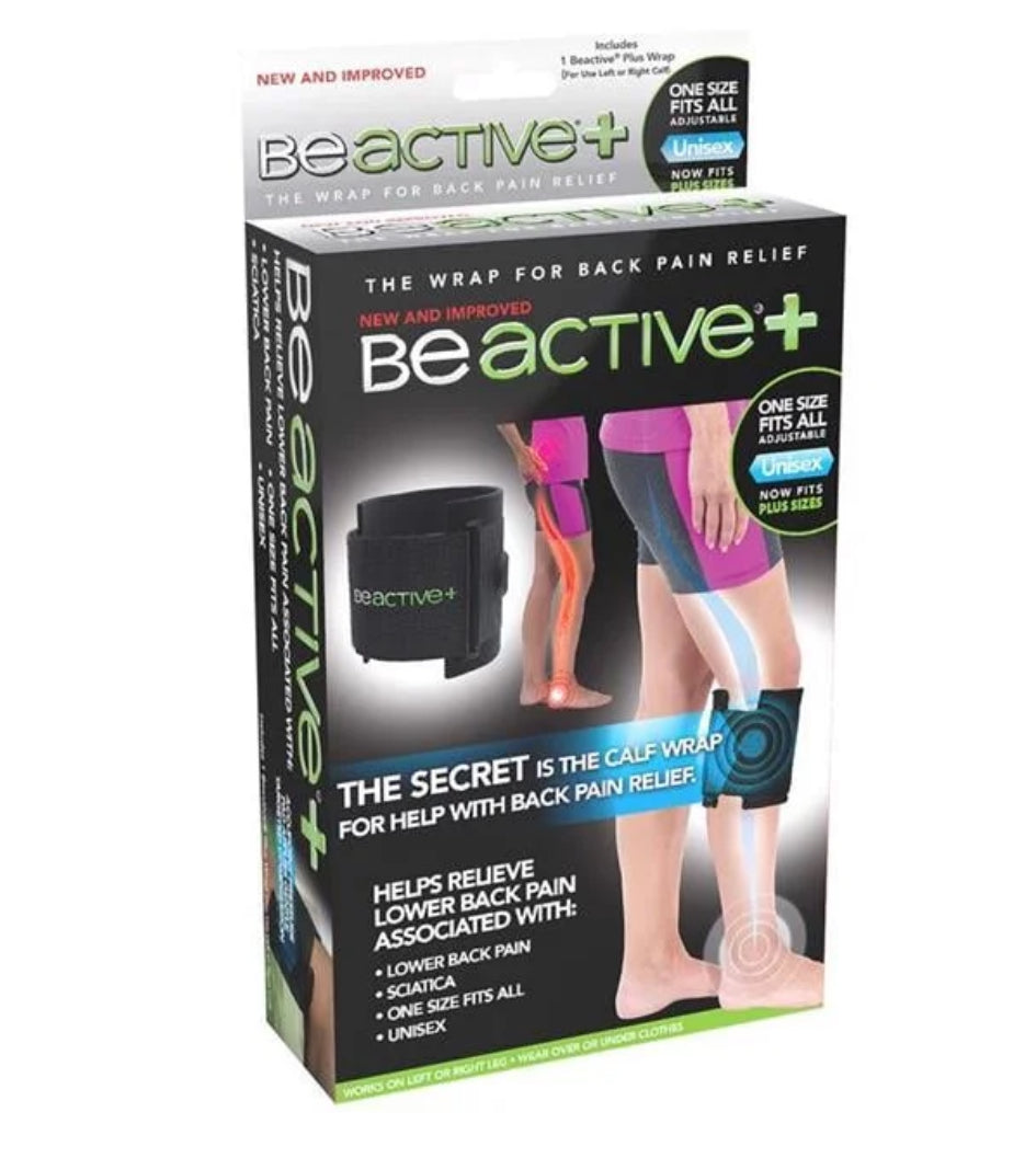 Be Active + Back & Calf Heat Wrap Mesh Fabric, Unisex