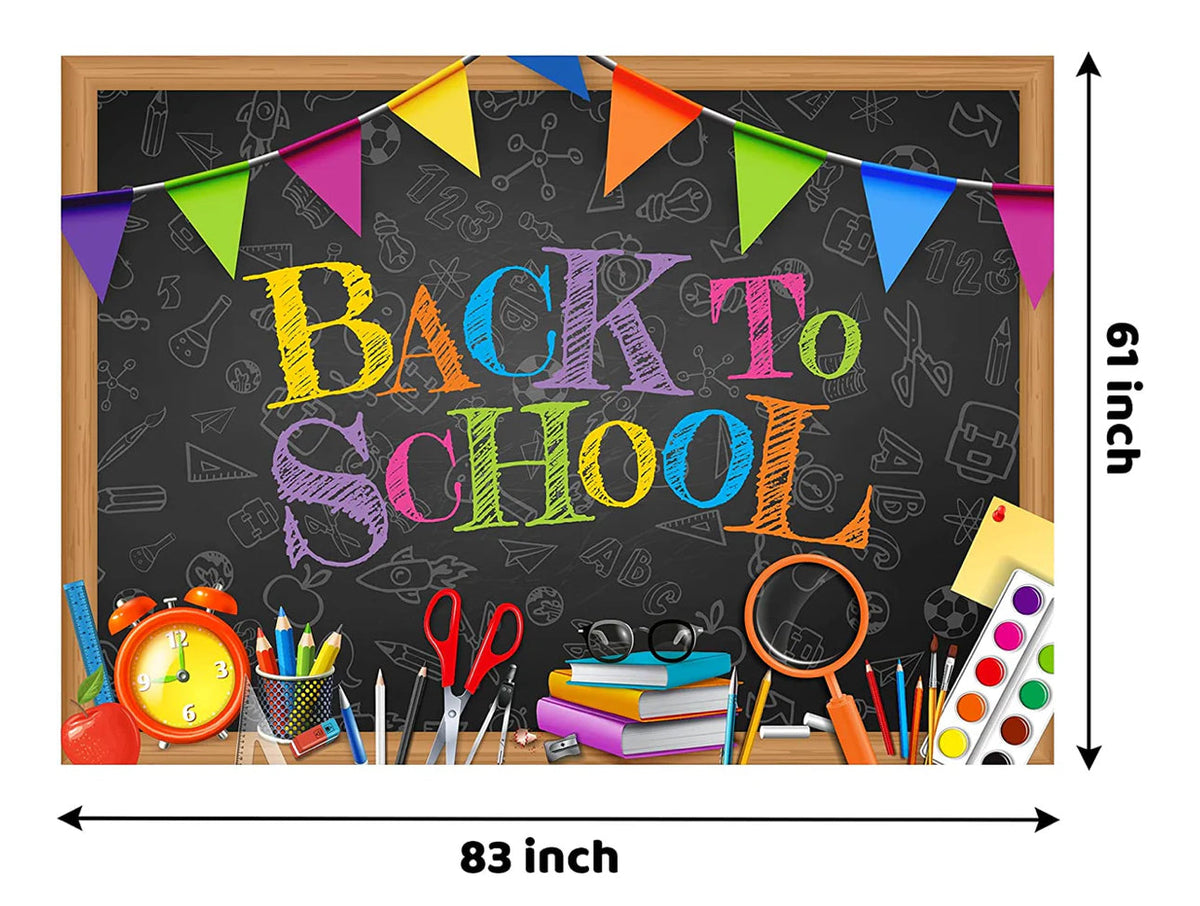 Back to School banner, 5’x3’
