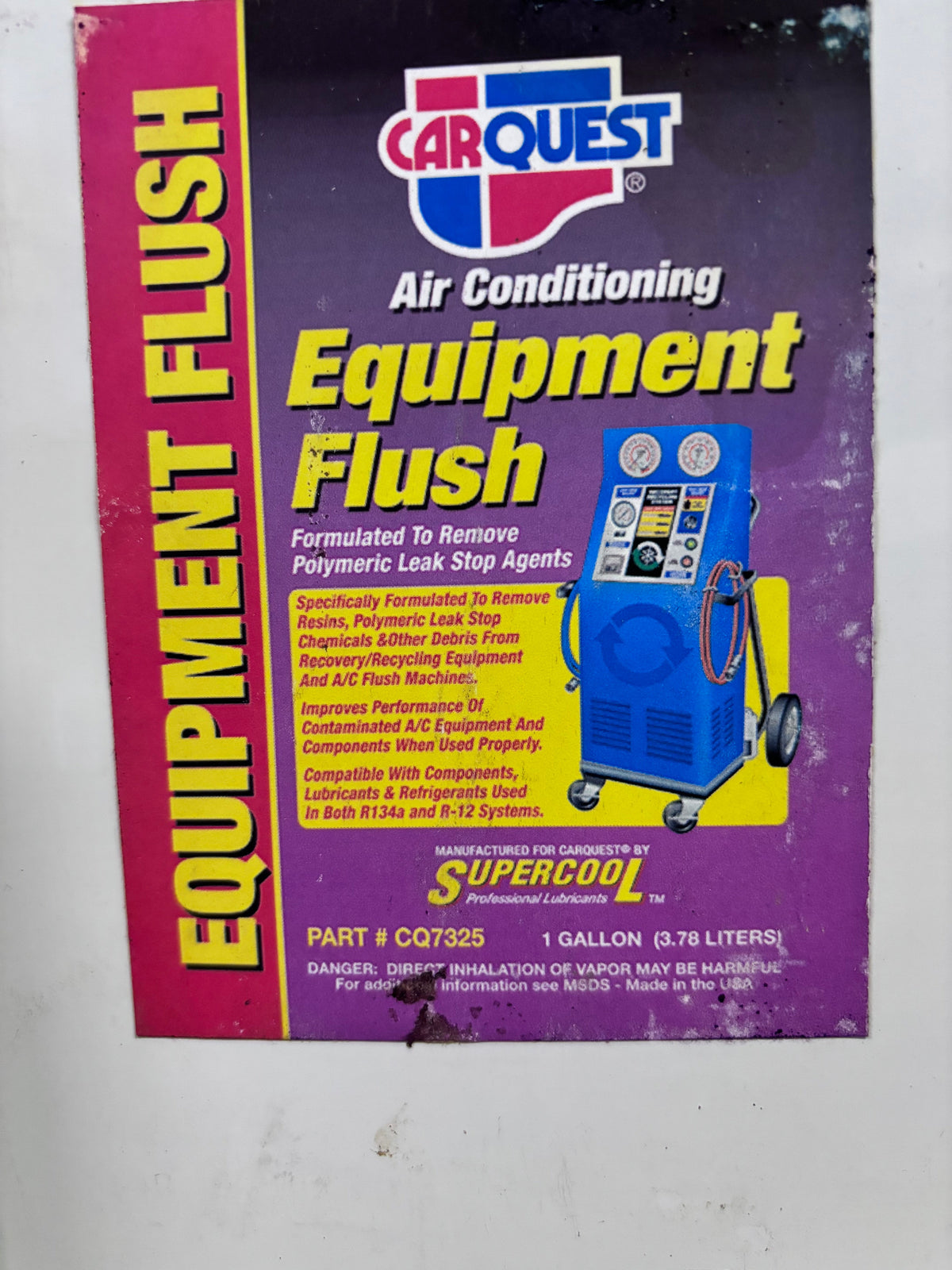 CARQUEST A / C Equipment Flush Part # CQ7325