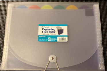 7 Pocket Expanding File Folder