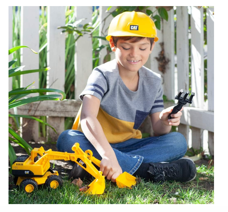 CAT Construction Toys, Excavator Sand Set Outdoor Toys - 10”