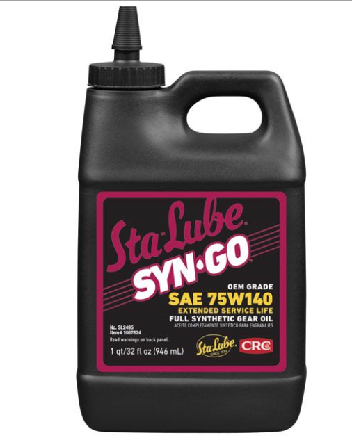 Sta-Lube SYN'GO CRC SL2495 SAE75W140 32 FL.OZ