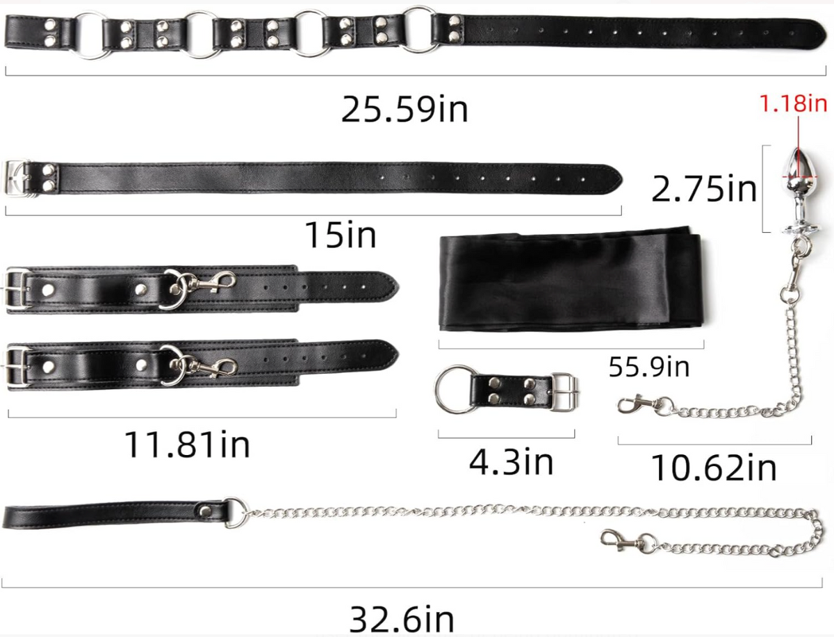 5 in 1 Adjustable Bondage Set