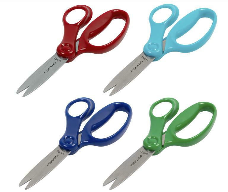 Fiskars 6" big Kid scissors - Multi colored -10 pack