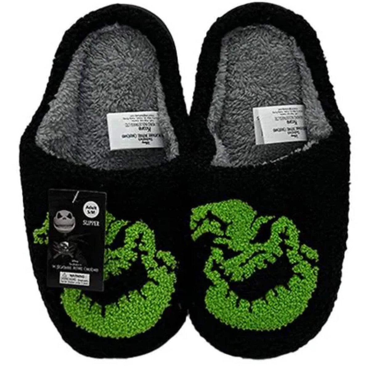 Nightmare Before Christmas Oogie Boogie Slippers, Adult S/M