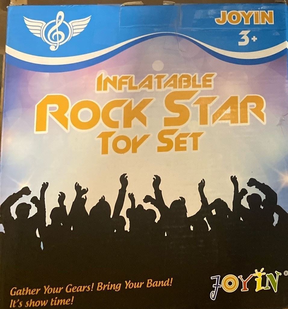 18-piece Set Inflatable Rockstar Party Pack