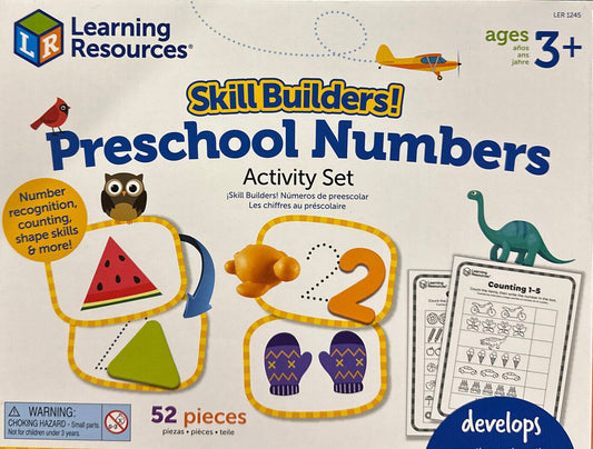 SkillBuilders! Preschool Numbers Activity Set