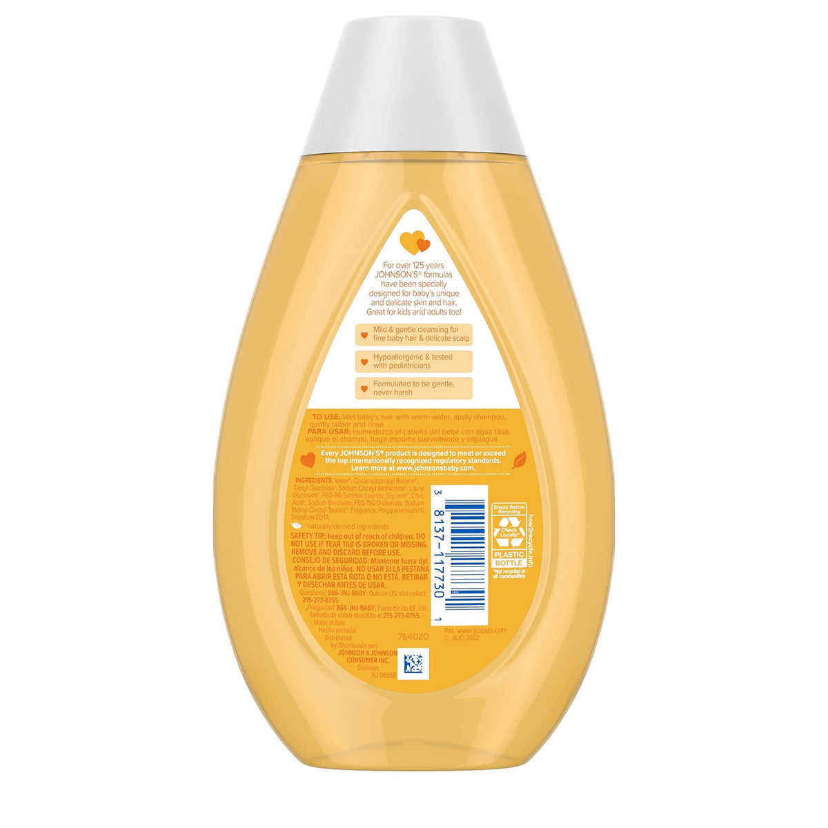 Johnson's Baby Tear Free Shampoo, 13.6 Fl Oz