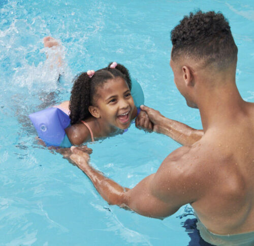 SwimWays Swim Arm Floats - Soft Fabric (Ages 3-5)