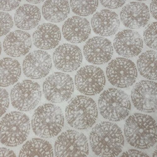 50" Cotton Medallion Print Table Throw White - Threshold