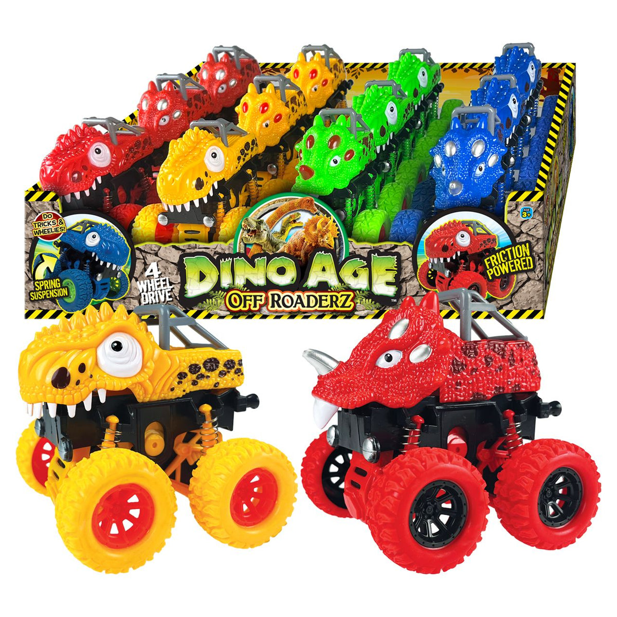 Ja-Ru Dino Age Off Roaderz Friction-Powered Dinosaur Off-Road Truck