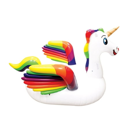Giant inflatable unicorn Summer pool float - alicorn / pegasus beach / swim