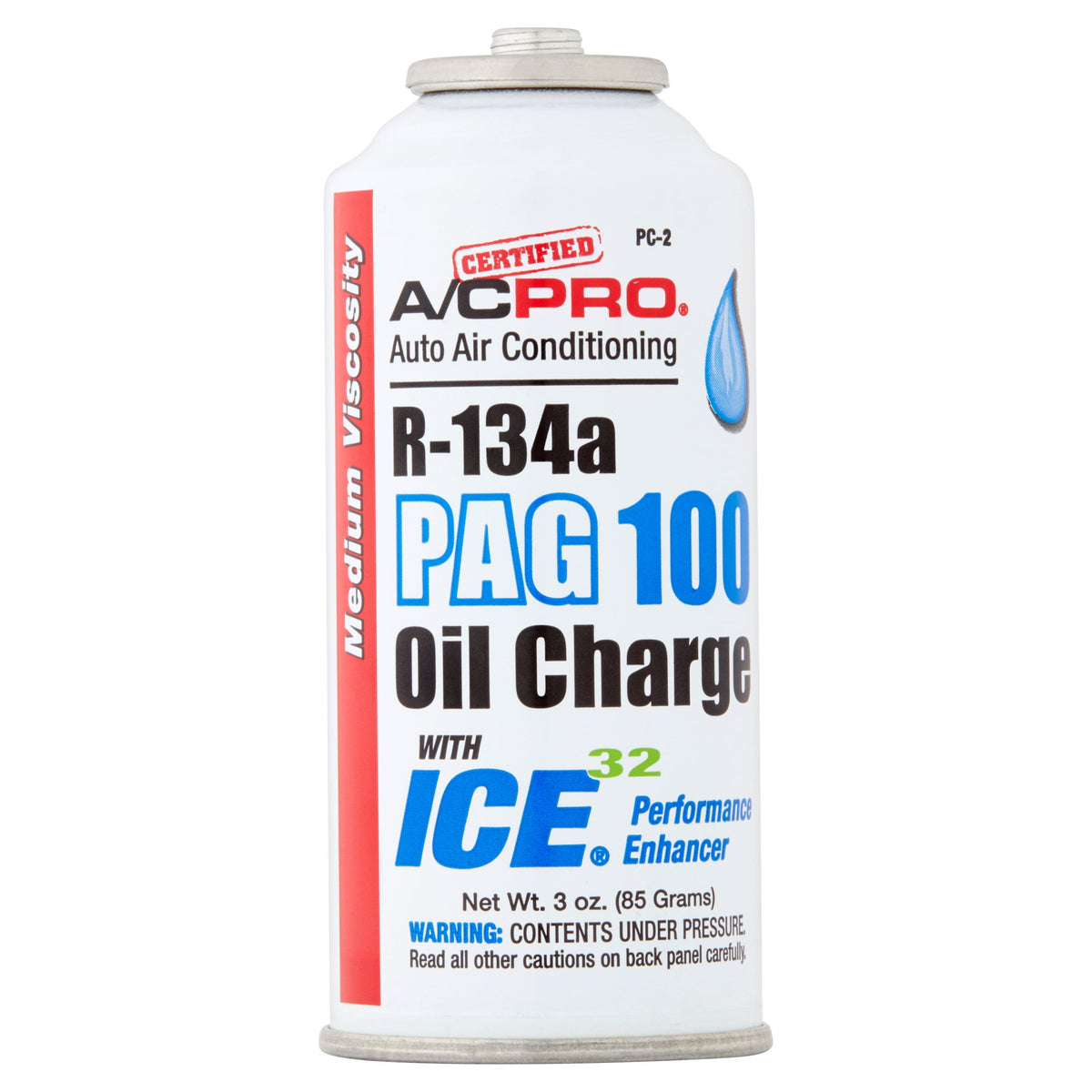 A/C Pro R-134a PAG 100 Oil Charge with ICE 32 3 Oz