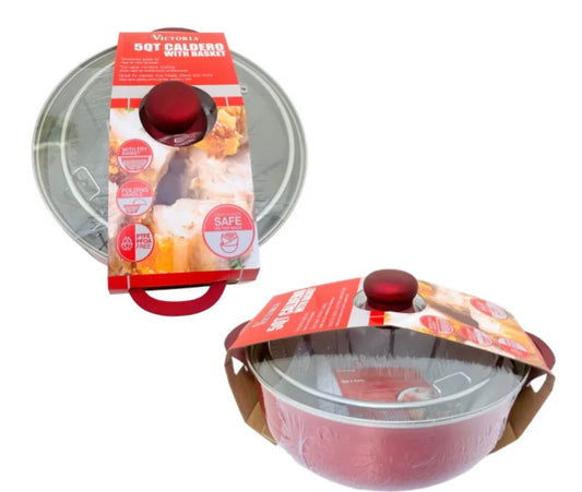 Victoria Caldero w / Basket 5 QT – Dutch Oven