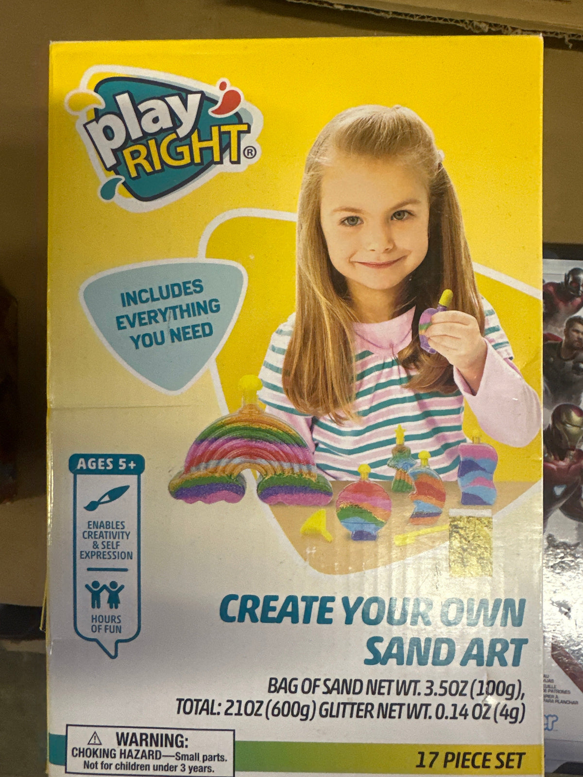 Play Wright create your own sand art 17 piece kit