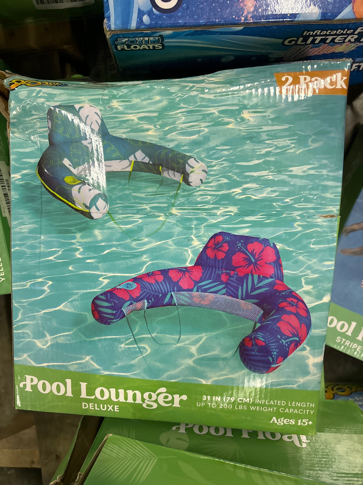 Mesh chair pool float
