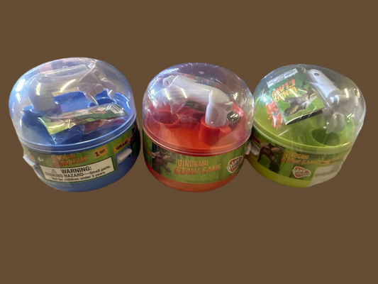 Dinosaur claw game asst color