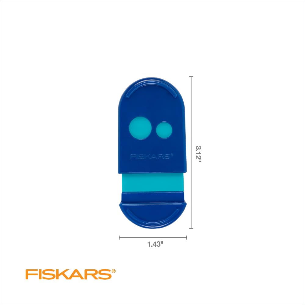 Fiskars Squeeze Sharpener, Assorted Colors - Case of 8