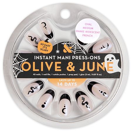 Halloween Press-On Nails, Assorted Designs (Olive & June, KISS)