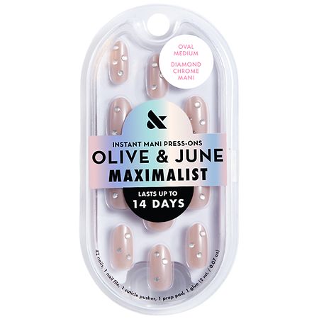 Olive & June Press-On Nails Set, Assorted Designs