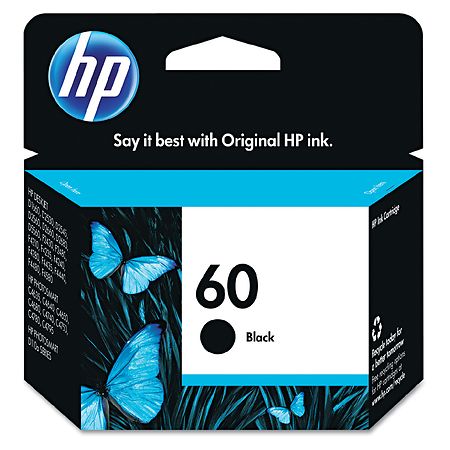 HP 60 Black Original Ink Cartridge (CC640WN)
