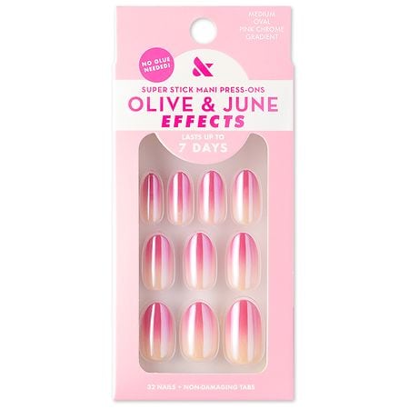 Olive & June Press-On Nails Set, Assorted Designs
