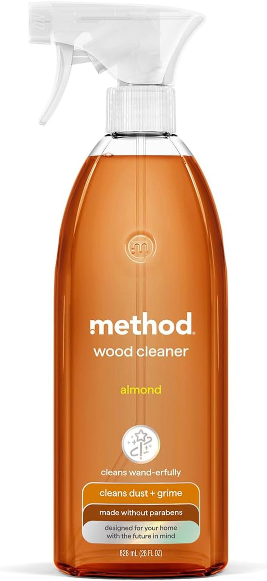 Method Daily Wood Cleaner Spray, Almond, 28 fl oz