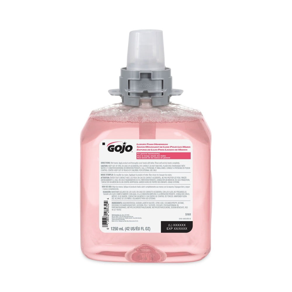 GOJO Luxury Foaming Hand Soap Refill, Cranberry, 1250 mL (5161)