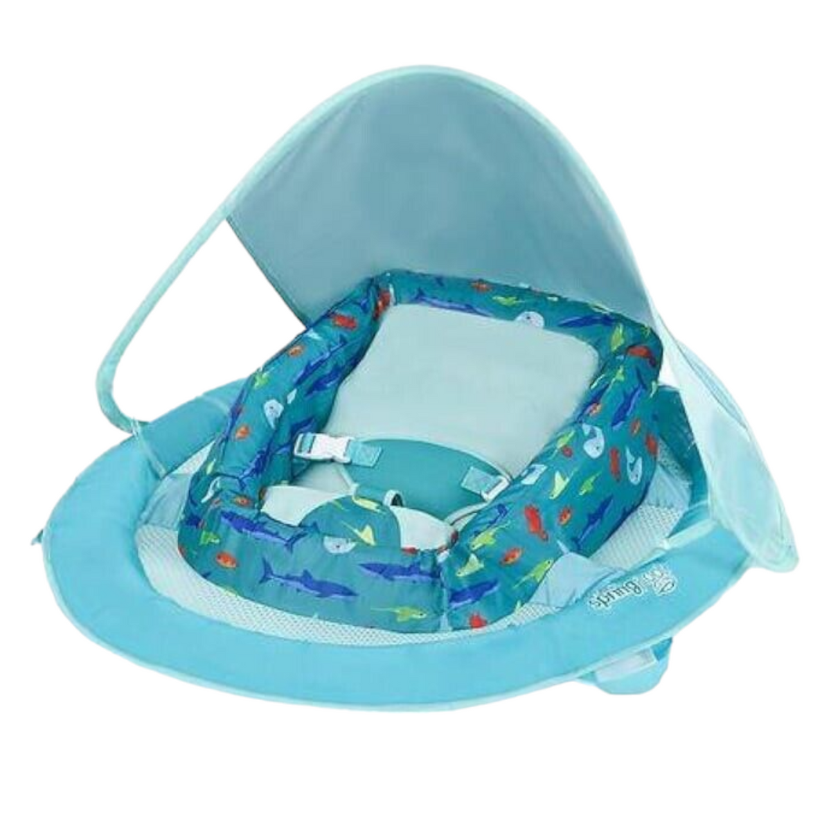 SwimWays Infant Spring Float with Adjustable Sun Canopy baby