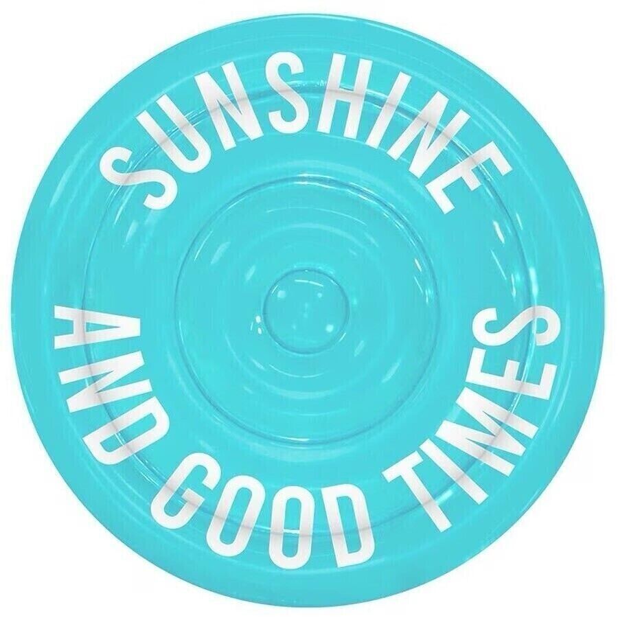Sunshine and Good Times Pool Candy Inflatable Pool Island Circular Float 60”