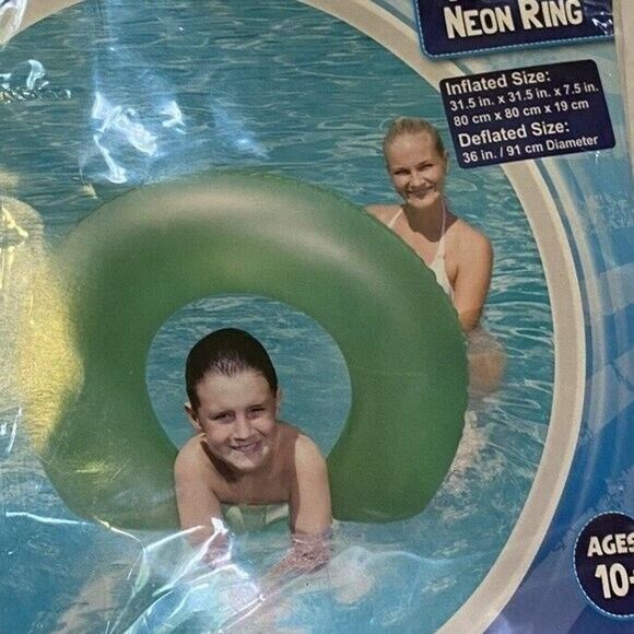 Frosted inflatable swim ring 30”