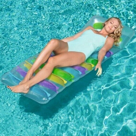 H2O Go Deluxe Inflatable Relaxing Lounge Pool Float
