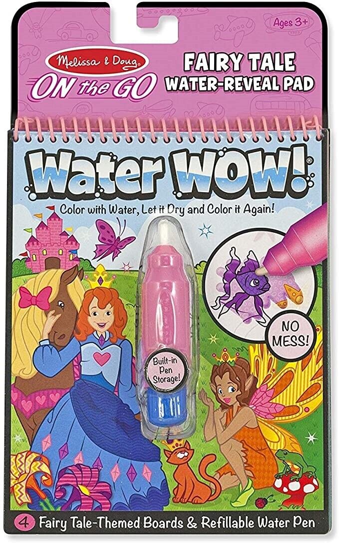 Melissa & Doug Aged 3 Plus Water Wow Vehicles On The Go Travel Activity Water