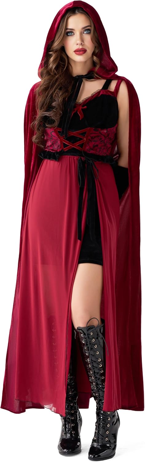 Spooktacular Creations Women's Little Red Riding Hood Costume, Small