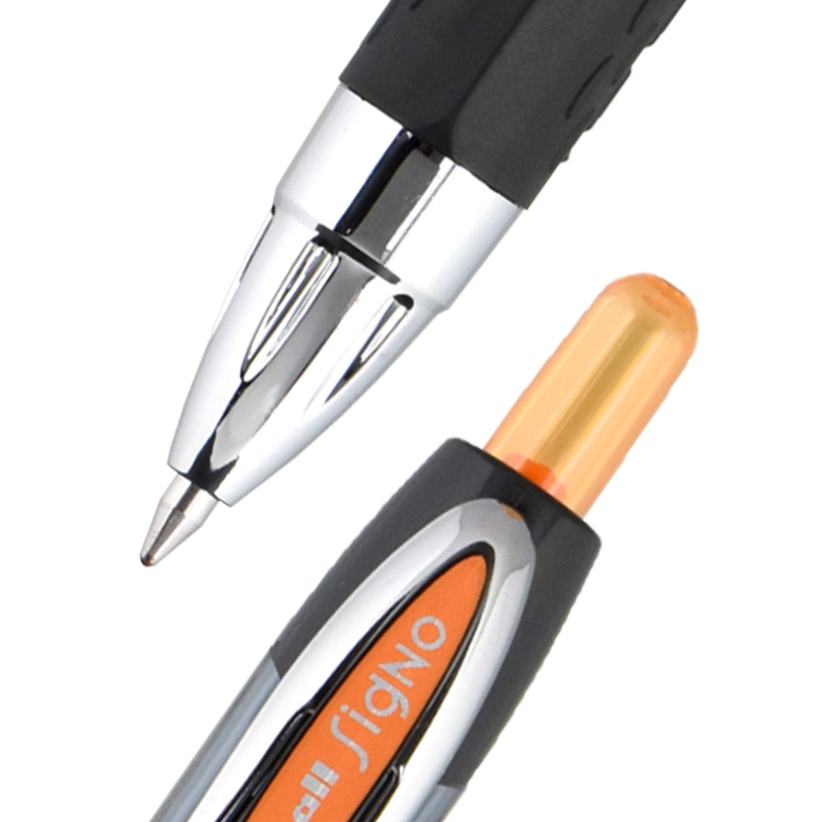 uni-ball 207 Retractable Gel Pens Medium Point, 0.7mm, Black, 2 Count