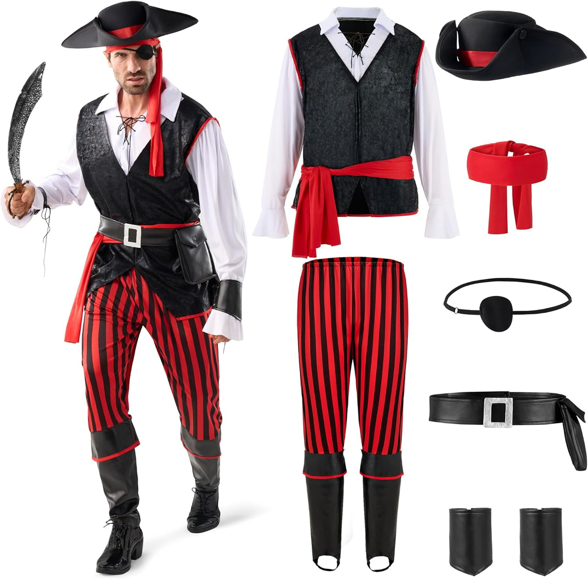 Spooktacular Creations Men's Pirate Costume