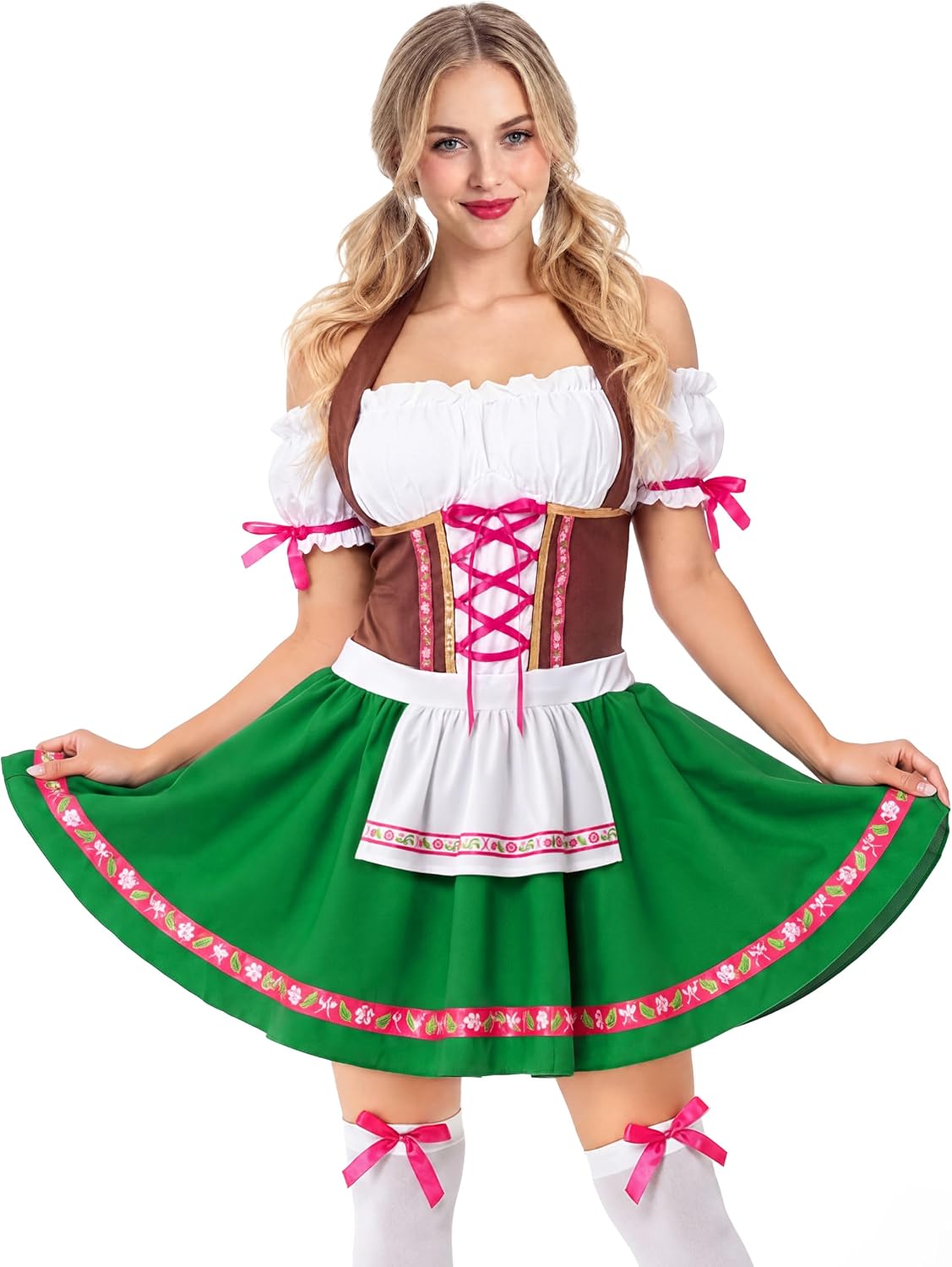 Spooktacular Creations Women's Oktoberfest German Bavarian Dirndl Dress, Small