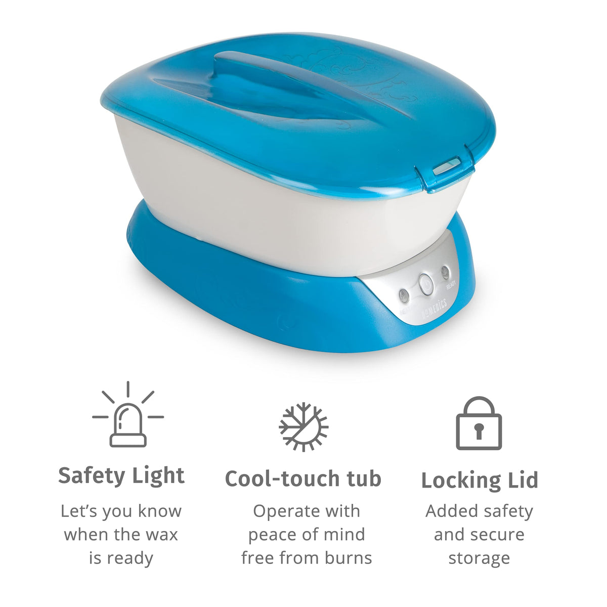 Homedics Paraffin Wax Machine - Soothe & Moisturize w / 3 lbs of Wax & 20