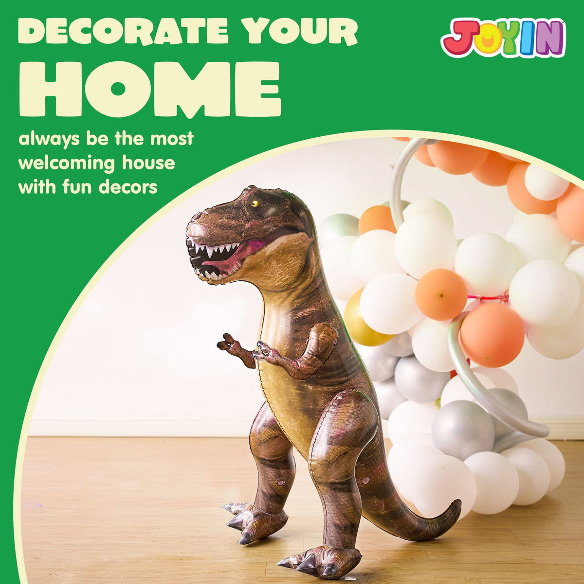 Dinosaur Inflatable, Tyrannosaurus Rex / Triceratops / Braciosoris